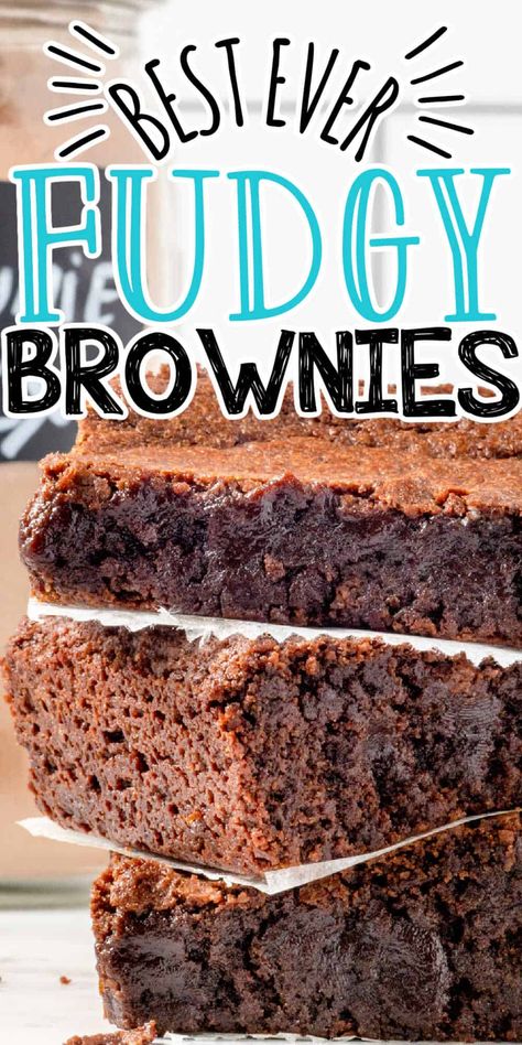 From Scratch Brownies, Scratch Brownies, Moist Chocolate Brownies, Chocolate Brownies Recipe, Homemade Brownie Mix, The Best Brownies, Homemade Brownie, Brownies From Scratch, Brownies Recipe Homemade