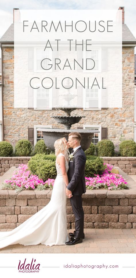 Click to view the Farmhouse at the Grand Colonial, a historic NJ Wedding Venue located in Hampton, NJ. Ny Wedding Venues, Pa Wedding Venues, Nj Wedding Venues, Cheap Wedding Venues, Pregnant Wedding Dress, Brown Wedding, Nj Wedding, The Farmhouse, Ny Wedding