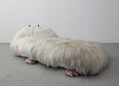 Putting the Fur in Furniture - Neatorama Haas Brothers, Nicole Smith, Anna Nicole Smith, Anna Nicole, Celebrity Moms, Brad Pitt, Sofa Design, Artist Inspiration, Bean Bag Chair