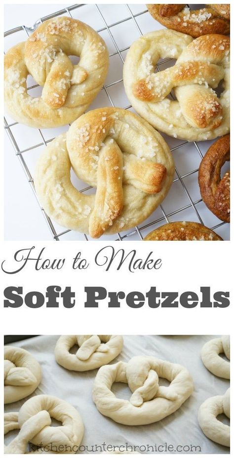 Cooking With Toddlers, Kids Cooking Recipes, Resep Diet, Kids Cooking, Cooking Classes For Kids, Soft Pretzels, Baking With Kids, Dinners For Kids, Eclairs