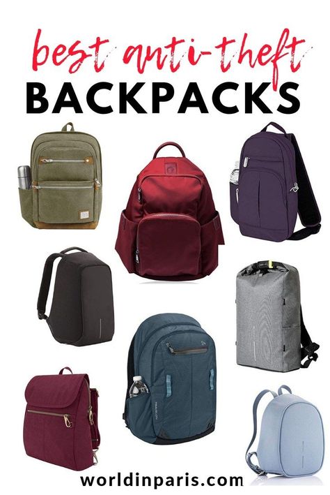 Check our anti-theft backpack review and choose the best anti-theft backpacks for safe travels, best theft proof backpacks, travel safe, anti-theft travel backpack, secure backpacks Best Carry On Backpack, Best Travel Backpack, Agency Logo, Backpacks Travel, Urban Backpack, Women Backpack Travel, Anti Theft Bag, Best Travel Accessories, Couple Travel