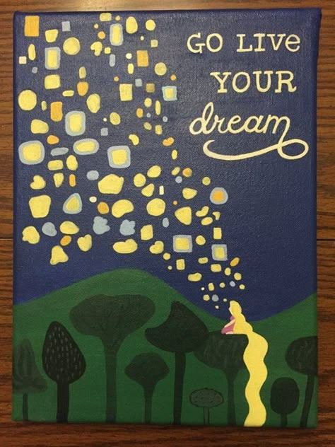 40 Pictures of Cool Disney Painting Ideas - Hobby Lesson Disney Canvas Paintings, Disney Canvas Art, Disney Canvas, Disney Paintings, 그림 낙서, Wallpaper Disney, Simple Canvas Paintings, Cute Canvas Paintings, Easy Canvas Art