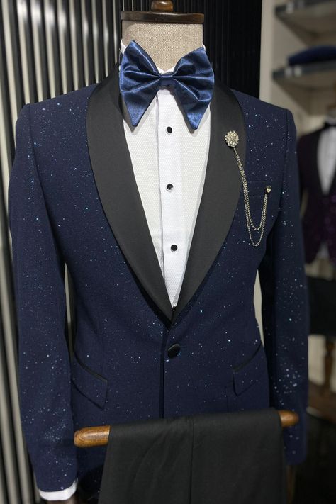 Prom Outfits For Guys, Wedding Suits Men Black, Indian Wedding Suits Men, Bright Navy Blue, Best Wedding Suits, Graduation Suits, Wedding Kurta For Men, Prom Suits For Men, Groom Dress Men