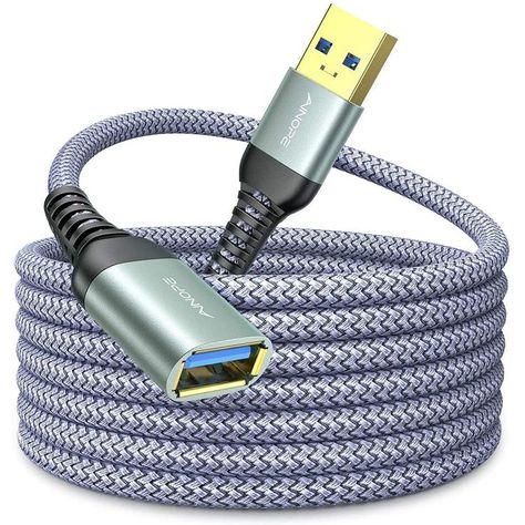 USB Extension Cable 10FT Type A Male to Female USB 3.0 Extender Cord AINOPE High Data Transfer Compatible with Webcam ,GamePa It Certifications, Xiaomi Phone, Nokia Phone, Extension Cords, Accessories Mobile, Extension Lead, Phone Samsung, Product Must Haves, Tech Gadget