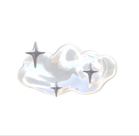 White Cloud, 1 Million, Creative Fabrica, Ups, Kitty, Stars, Silver, White