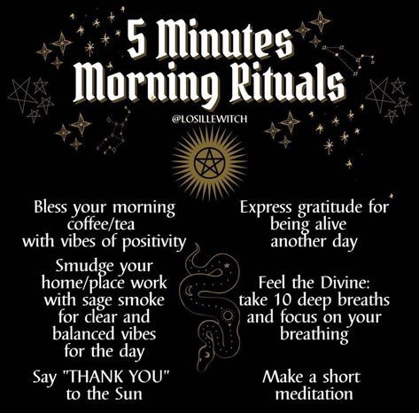 Witch Rituals, Green Witchcraft, Spells Witchcraft, Spiritual Path, Morning Ritual, Expressing Gratitude, Night Routine, Mind Body Soul, Focus On Yourself