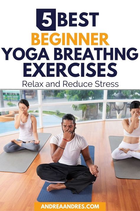 5 Best Beginner Yoga Breathing Exercises Relax and Reduce Stress Pranayama Breathing Exercises, Yoga Breathing Techniques, Yoga Breathing Exercises, Pranayama Breathing, Traditional Yoga, Exercises For Beginners, Yoga Breathing, Diaphragmatic Breathing, Healthy Lungs