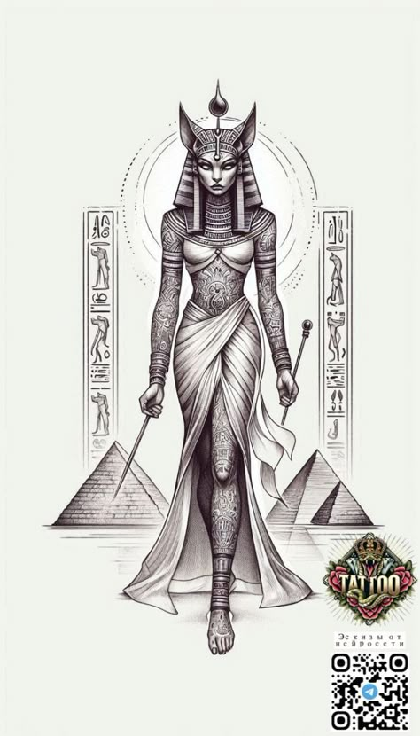 Egyptian Animal Tattoo, Seth Egyptian God Tattoo, Egyptian Tattoo For Women Goddesses, Anubis Tattoo Sketch, Egyptian Back Tattoo, Bastet Tattoo Design, Egyptian God Tattoo, Egyptian Tattoo For Women, Egyptian Art Drawing