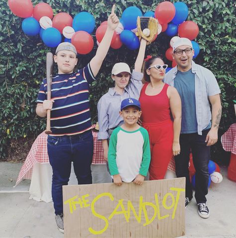 Sandlot Parade Float, Sandlot Decorations, Sandlot Theme Party, The Sandlot Trunk Or Treat, Sandlot Photoshoot, Sandlot Trunk Or Treat, Sandlot Themed Birthday Party, Sandlot Cake, Sandlot Birthday Party