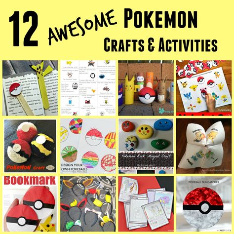 Pokemon Camp, Pokemon Crafts For Kids, Pokemon Activities, Pokemon Crafts, Pokemon Diy, Crafts And Activities For Kids, Playful Learning, Simple Activities, Pokemon Craft