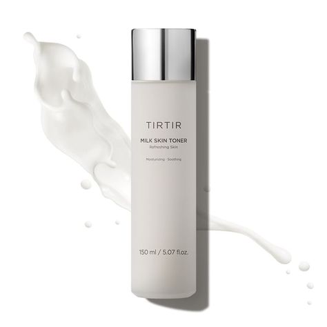 Tir Tir Toner, Best Asian Skincare Products, Tir Tir Toner Milk, Tirtir Milk Toner, Korean Skincare Toner, Lauren Kim, White Skincare, Milk Toner, Milk Skincare