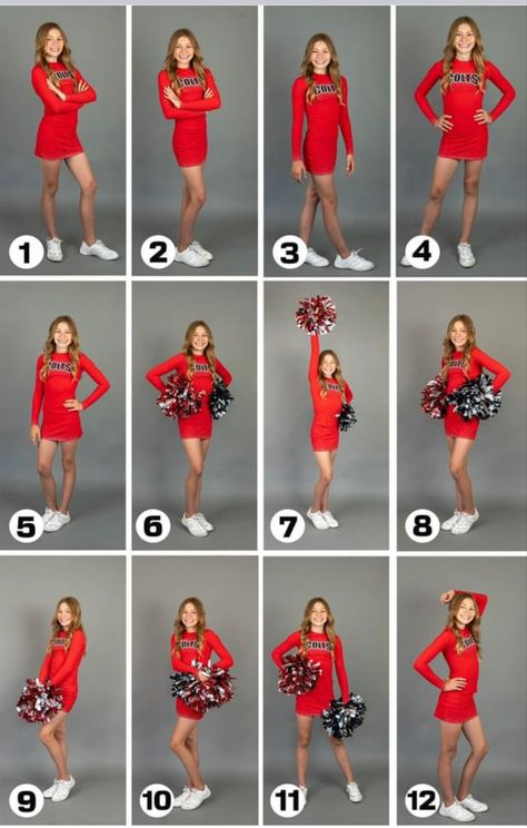 Team Picture Poses, Cheerleader Poses, Dance Team Pictures, Dance Team Photos, Cheerleading Picture Poses, Cheerleading Poses, Cheer Dance Routines, Cheer Team Pictures, Youth Cheer