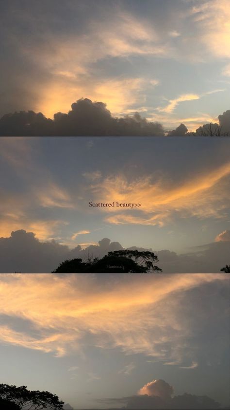 Scenery Story Instagram, Sunset Aesthetic Story Ideas, Nature Photography Instagram Story, Instagram Clouds Story Ideas, Caption For Instagram Nature Post, Aesthetic Stories For Instagram, Sky For Instagram Story, Nature Ig Story Ideas, Instagram Story Sky Ideas