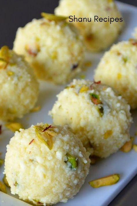 Indian Sweet Dishes Recipes, Sweetmeat Recipes, Easy Indian Sweet Recipes, Sweets Indian, Laddoo Recipe, Rasgulla Recipe, Easy Indian Dessert Recipes, Eid Recipes, Easy Indian Dessert