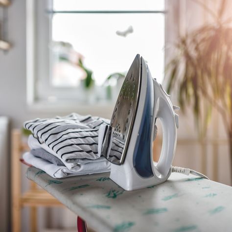 How to Clean an Iron: 11 Ways to Tackle an Iron Bottom | Architectural Digest Iron Wallpaper, Best Steam Iron, Ruined Clothes, Iron Cleaner, Spray Starch, Cleaning Paste, Melted Plastic, Best Iron, Metal Bowl