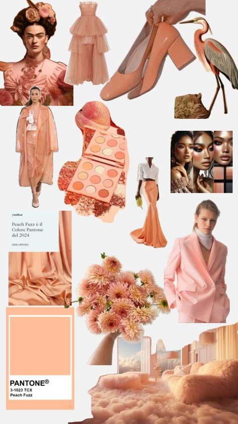 Peach fuzz pantone 13-1023 Pantone 2024, Peach Fuzz, Peach Color, Pink, Color