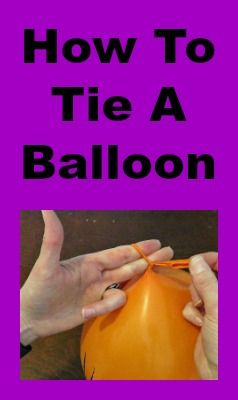 Easiest Way To Tie A Balloon, Tie Balloons Easy Way To, How To Tie A Balloon Knot Easy, Easy Way To Tie Balloons, How To Tie Balloons Easy, How To Tie A Balloon, Blowing Up Balloons, Water Aerobics, Summer Birthday Party