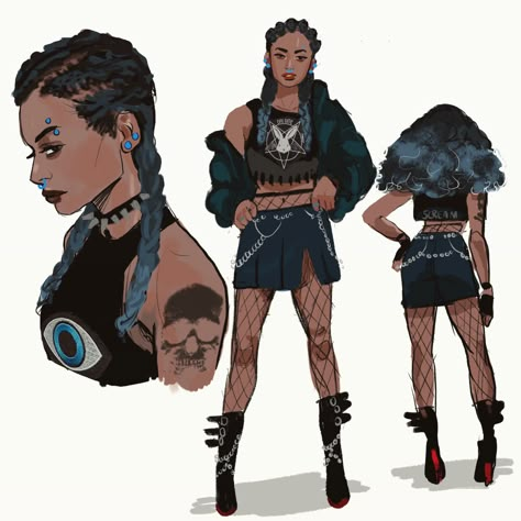 ArtStation - THE BAND, muna abdirahman Male Character, Black Characters, Black Anime Characters, Arte Fantasy, Life Is Strange, Female Character Design, Drawing Techniques, Fantasy Character Design, Character Drawing