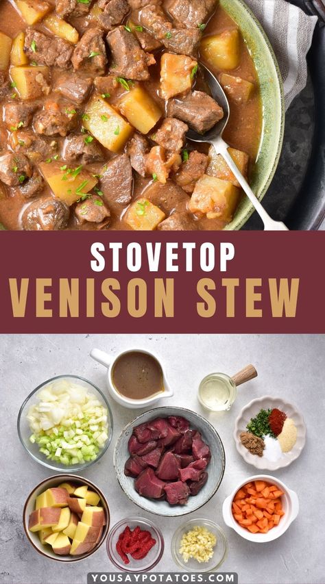 Deer Stew, Cleverly Simple, Slow Cooker Venison, Venison Stew, Deer Recipes, Venison Steak, Lisa Jackson, Deer Meat Recipes, Deer Meat