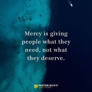 Mercy is giving people what they need, not what they deserve. That’s what God has done for you. #DailyHope Gods Mercy Quotes, Mercy Quotes, Grace And Mercy, Motivational Memes, Gods Mercy, Why Jesus, God Forgives, Love Your Enemies, Bible Quotes Images