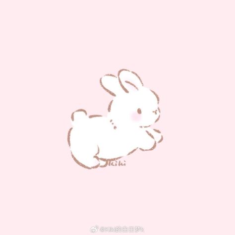 Light Pink Bunny Aesthetic, Pink Bunny App Icons, Cute Pink Bunny Wallpaper, Soft Pink Theme Aesthetic, Soft App Icons, Pink Rabbit Aesthetic, Cute Bunny Drawing Kawaii, Bunny Icon Aesthetic, Pink Bunny Icon