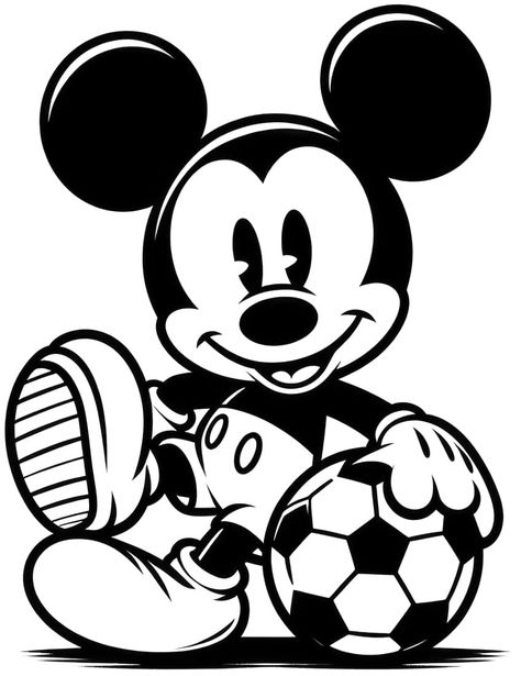 Pintar Disney, Mickey Mouse Coloring, Mouse Coloring Pages, Arte Do Mickey Mouse, Disney Room Decor, Mickey Mouse Coloring Pages, Mickey Mouse Images, All Crafts, Mickey Mouse Pictures