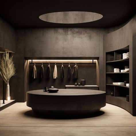 Sophisticated Dressing Room: Explore Our Black Design with Industrial Concrete Accents 🖤🏡 Immerse yourself in the elegance of black fused with the raw beauty of concrete. Discover the perfect blend of modern style and industrial chic. Explore the art of creating a dressing room that’s both sleek and functional. #HomeDecor #DressingRoomDesign #BlackInterior #ConcreteAccents #InteriorInspiration #StylishSpaces #IndustrialChic #DesignIdeas #ContemporaryElegance Black Dressing Room, Film Locations, Changing Room, Sophisticated Dress, Raw Beauty, Dressing Room Design, Industrial Chic, Modern Industrial, Dressing Room