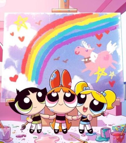 Powerpuff Kızları, Cn Cartoon Network, Powerpuff Girls Fanart, Minnie Mouse Pictures, Birthday Wallpaper, Girl Background, Powerpuff Girl, Power Puff, The Powerpuff Girls