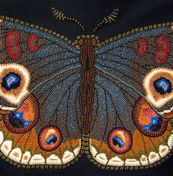 Beaded Paintings - Star Hand Arts Seed Bead Painting, Beaded Paintings, Bead Painting, Bead Mosaic, Beaded Butterflies, Seed Bead Art, Beaded Work, Beaded Fabric, Bead Tutorials