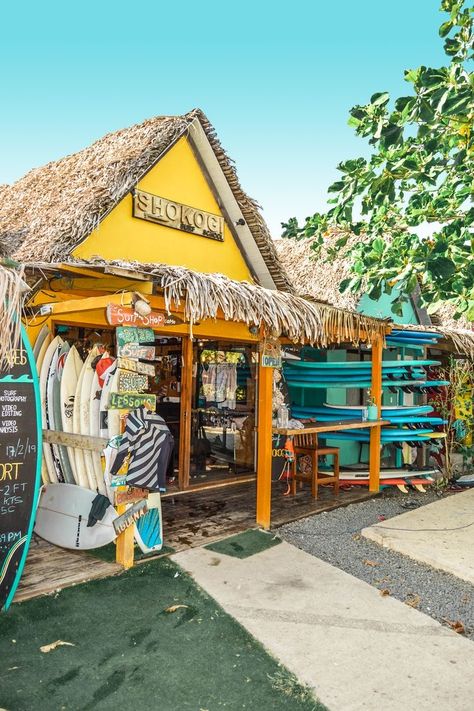 Surf Town, Surf Aesthetic, Style Surf, Hawaiian Chicken, Panama Travel, Surf Vibes, 카페 인테리어 디자인, Surf House, Surf Shack