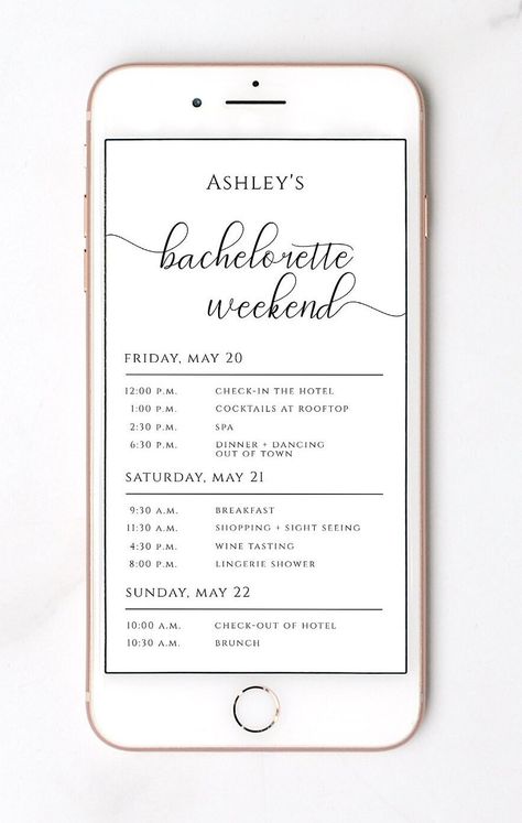 Itenary Template, Itinerary Template Free, Bachelorette Party Itinerary Template, Party Agenda, Itinerary Design, Bach Weekend, Bachelorette Party Itinerary, Bachelorette Weekend Itinerary, Bachelorette Itinerary