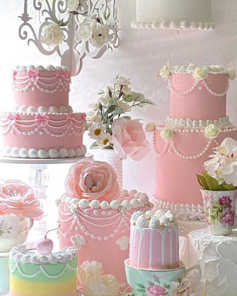 Rebecca on Instagram: “Baby, blush or rose 💗🌸💕 We all love pink! Fake cakes and other pink desserts available in the shop. #fakecake #fakebake #pinkcake…” Fake Cakes For Display, Fake Cakes, Dummy Cake, Artist Home, Pink Desserts, Pastel Cakes, Bake Cake, Huntington Beach California, Estilo Shabby Chic