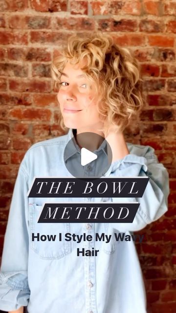 Bowl Curly Hair, Wavy Hair Bowl Method, Alison Piepmeyer, Bowl Method Wavy Hair, Bowl Method Curly Hair, Bowl Method, Trial And Error, Curly Girl Method, Many Many