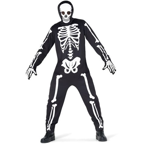 PRICES MAY VARY. This product includes one skeleton jumpsuit and removable hood. The hood has mesh eyes for visibility and is easy to wear. Gloves are not included with the classic skeleton, gloves are included with the electric skeleton Crafted With Premium Materials And Attention To Detail: This men’s skeleton costume delivers unbeatable quality and and is comfortable to wear all night long for Halloween and other themed events This adult costume comes in 4 sizes: M, L, XL and XXL. Please refe Skeleton Costume Men, Adult Skeleton Costume, Costume Halloween Homme, Mens Skeleton Costume, Skeleton Suit, Karate Kid Costume, Karate Moves, Skeleton Bodysuit, Skeleton Clothes