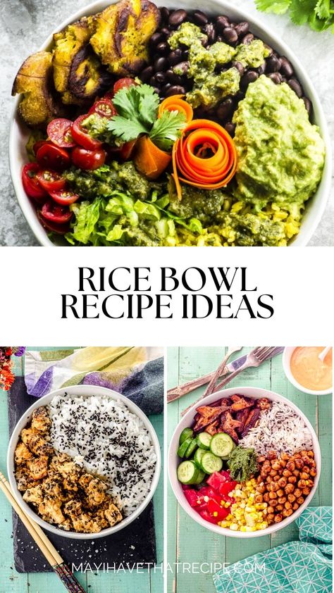 Add these rice bowl recipes to your weekly menu plan for a quick and exciting dinner. Roasted Vegetable Rice Bowl, Rice Bowl Ideas, Vegan Rice Bowl, Rice Bowls Vegetarian, Rice Bowl Recipes, Rice Bowls Healthy, Shawarma Spices, Weekly Menu Plan, Healthy Rice