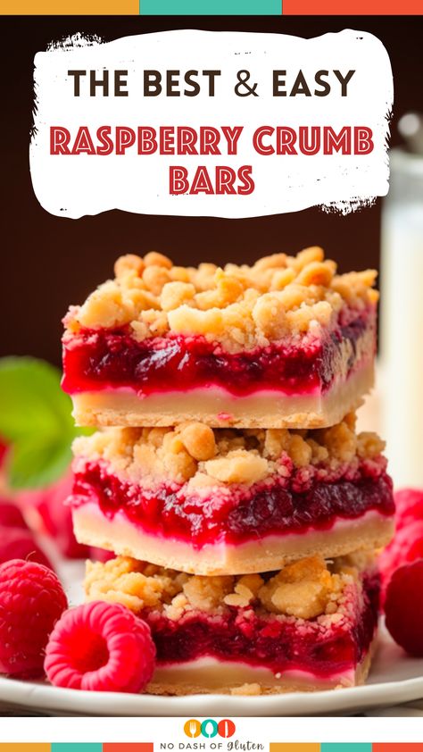 Get ready to fall in love with these Raspberry Crumb Bars! Bursting with the tangy sweetness of fresh raspberries and topped with a golden, buttery crumble, they're the perfect dessert for any season. Whether you're a baking novice or a seasoned pro, these bars are sure to impress. Perfect for your next family gathering, potluck, or just as a special treat for yourself. Raspberry Patch Crumb Bars, Raspberry Bars Recipes, Raspberry Dessert Bars, Fresh Raspberry Desserts, Fresh Raspberry Recipes, Raspberry Coconut Bars, Raspberry Oatmeal Bars, Raspberry Crumb Bars, Raspberry Crumble Bars