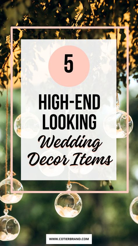 Achieve a luxury look without the hefty price tag. Discover personalized wedding decor ideas that give a high-end feel while keeping costs down. Great Wedding Ideas Unique, Unique Luxury Wedding Ideas, Wedding Reception Decor Checklist, Wedding Statement Decor, Creative Wedding Decor Ideas, Wedding Decor Outside Receptions, Decor Checklist For Wedding, Decor List For Wedding, Decorating Ideas For Wedding Reception