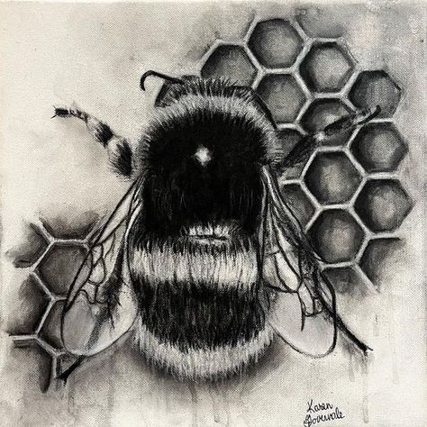 Honey Comb Drawing Realistic, Honeycomb Sketches, Honeycomb Drawings, Honey Bee Art Drawings, Drawing Honeycomb, Honeycomb Sketch, Honey Artwork, Bees Sketch, Bee Pencil Drawing