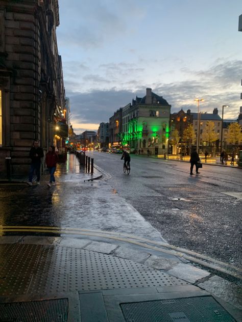 Irish Coastal Town, Irish Town Aesthetic, Dublin City Aesthetic, Ireland Dublin Aesthetic, Irish Summer Aesthetic, Ireland Town, North Aesthetic, Dublin Photography, Connell Waldron