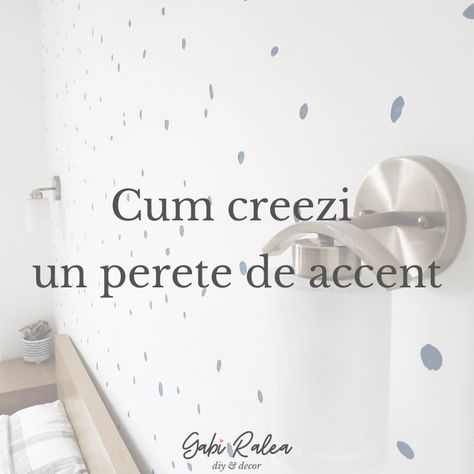 DIY: cum creezi un perete de accent, cu vopsea GoodHome | Gabi Ralea DIY & Decor Perete Accent, Interior Art, Design Interior, Diy Decor, Diy Projects, Art Deco, Home Decor Decals, Interior Design, Quick Saves