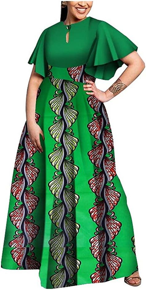 African Attire Dresses, Long African Dresses, African Print Dress Ankara, Best African Dresses, Short African Dresses, African Print Dress Designs, Afrikaanse Mode, Nike Shoe, African Maxi Dresses