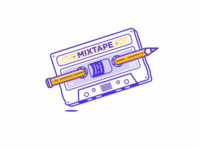 Mixtape Illustration, New Project Coming Soon, Illustration People, Diamond Wallpaper, Graffiti Doodles, Blackout Poetry, Band Logos, New Project, Logo Icons