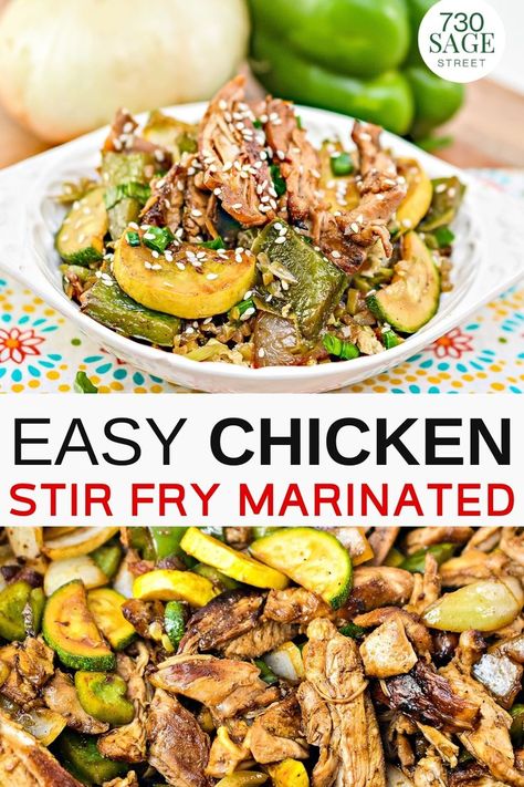 Stir Fry Marinade, Chicken Stir Fry Marinade, Fried Chicken Marinade, Chicken Thigh Stir Fry, Chicken Stir Fry Sauce, Asian Marinade For Chicken, Vegetable Marinade, Chicken Thigh Marinade, Easy Chicken Stir Fry