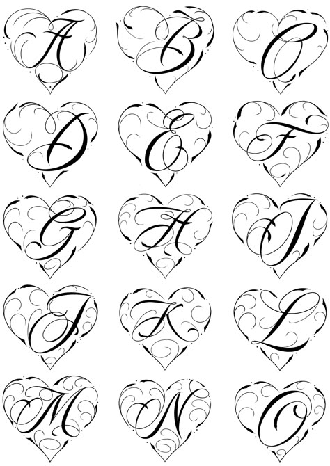 The Alphabet In Different Fonts, Bf Initial Tattoo, Letters Drawing Alphabet, Victorian Numbers, Chicano Number Fonts, Chicano Handwriting, Filigree Tattoo Stencil, Love Letter Chicano, Cholo Love Drawings