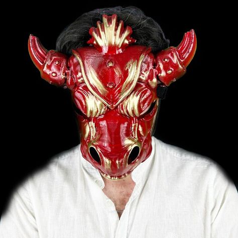 The Design belongs to the Designer. Their rights are fully respected . This product is personalized and completely produced by us.

Red Spanish Bull Mask As shown in our mannequins in the images.

Red Spanish Bull Mask is a character mask from the animal universe.

The Red Spanish Bull in the image is designed for your face. Bull Mask, Red Mask, Friendly Plastic, Costume Mask, Face Mask, Mask, Red, Animals