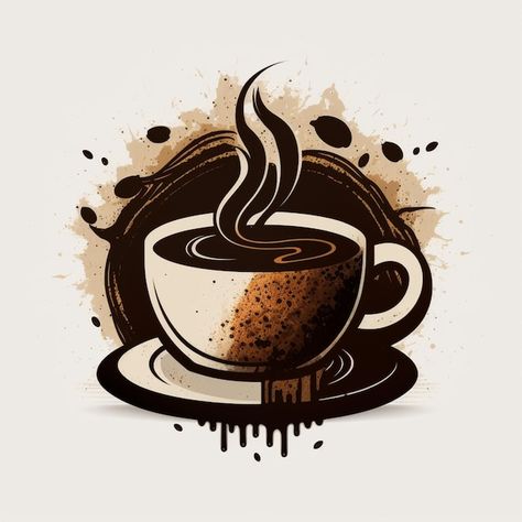 Photo stylish coffee logo design for you... | Premium Photo #Freepik #photo #brand #coffee-brand #brand-design #logo-illustration Poster For Coffee Shop, Coffee Logos Ideas Design, Coffee Design Ideas Art, Cafe Logo Ideas Creative, Logo Kopi Coffee Shop, Coffe Logos Ideas, Coffee Logo Branding, Coffee Poster Design Ideas, Cafe Shop Logo