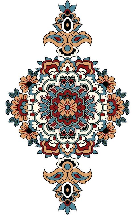 Png Islamic, Islamic Motifs, Mughal Art Paintings, Persian Art Painting, Digital Flower, Motif Art Deco, Mughal Art, Geometric Pattern Art, صفحات التلوين