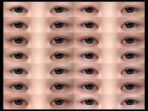 Sims 4 set of brown contacts & eyelids Sims 4 Eyelids Preset, Asian Eye Sims 4 Cc, The Sims 4 Eye Shape Cc, Sims 4 Cc Maxis Match Asian Eyes, Sims Eyes Preset Cc, Sims4 Eyelid Cc, Sims 4 Korean Eye Preset, Sims 4 Cc Double Eyelid, Sims 4 Almond Eyes