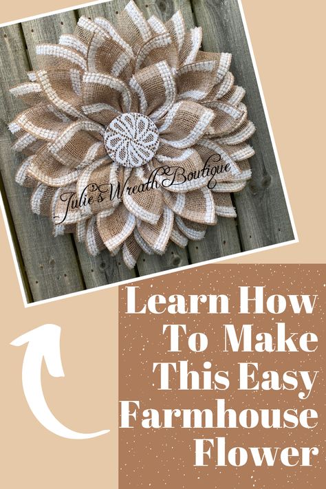 Diy Burlap Wreath Tutorial, Diy Door Decor, Burlap Wreath Tutorial, Mesh Ribbon Wreaths, Deco Mesh Wreaths Tutorials, Burlap Flower Wreaths, Deco Mesh Wreaths Diy, Burlap Wreath Diy, Mesh Wreath Tutorial