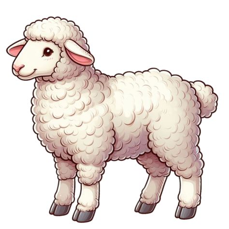 Sheep Cartoon Images, Lamb Illustration, Lamb Clipart, Sheep Clipart, Sheep Cartoon, Sheep Illustration, Wallpaper Wedding, Cute Lamb, 3d Png